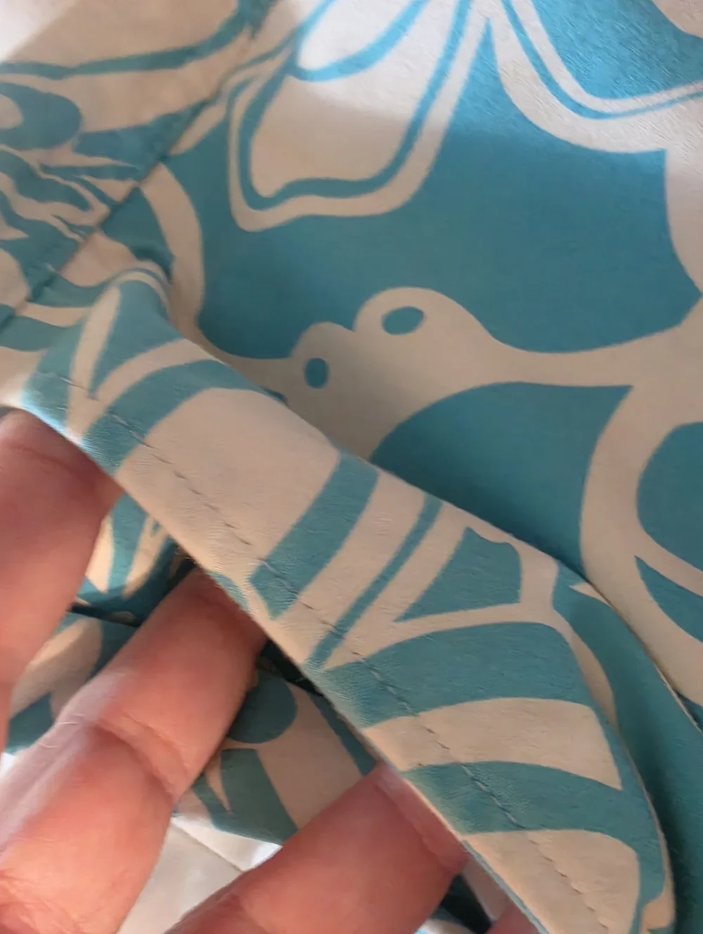 Valerie Stevens Turquoise & White Floral Skort 16 - Picture 5 of 8